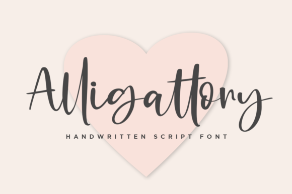 Alligattory: A Handwritten Font with Elegance and Charm