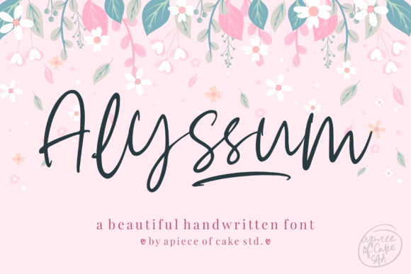 Alyssum: The Font That Breathes Life Into Your Handmade Creations