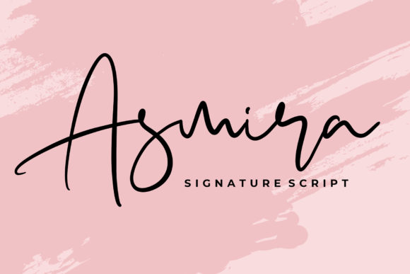Asmira: A Timeless Script Font for Editorial Design