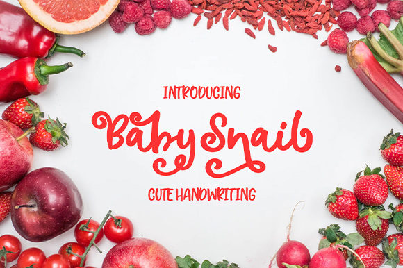 Baby Snail: A Handwritten Font for Creative Crafters