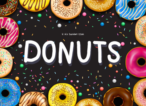 Donuts: A Handwritten Font for Creative Branding