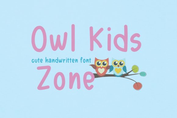 Font Choice That Speaks Volumes: Owl Kids Zone in Action