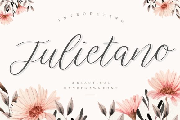 Julietano: A Timeless Script Font for Editorial Design
