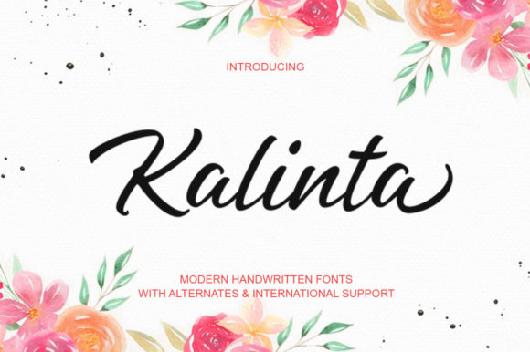 Kalinta: A Script Font That Adds Warmth and Elegance to Branding