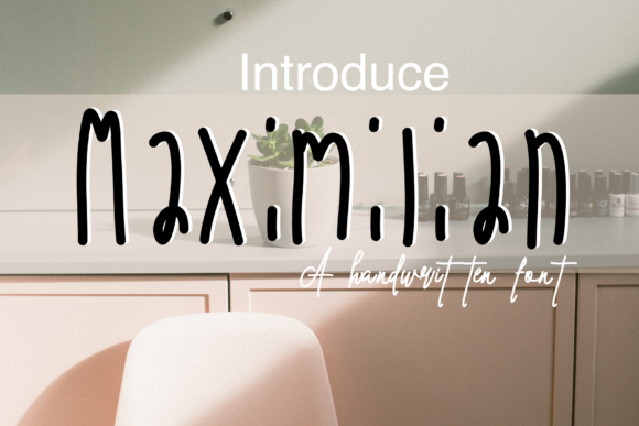 Maximilian: The Perfect Handwritten Font for Crafters and Product Creators