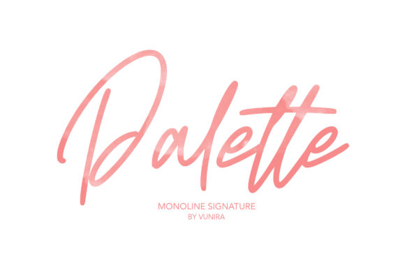 Palette: A Script Font That Works for Campaigns