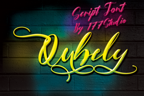 Qubely: A Script Font for Elegant Digital Design