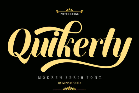 Quikerty: A Script Font for Modern Web Design