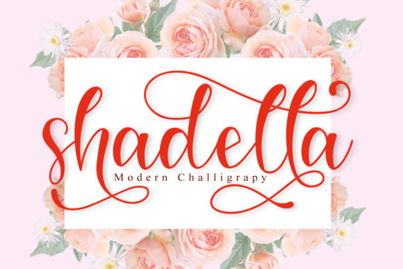 Shadella: A Script Font for Editorial Elegance