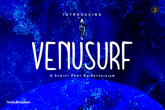 Venusurf: A Script Font for Crafters and Designers